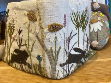 Willow and Hare Stitching Meadow Needlecase pattern