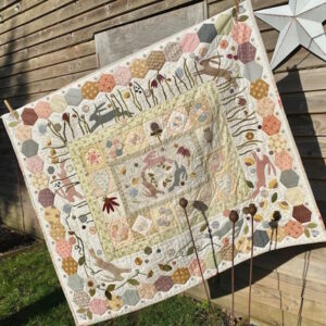Willow and Hare Running in the Meadow Quilt Pattern