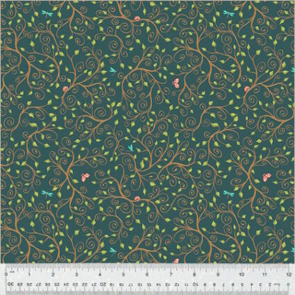 Windham Fabrics Enchanted Woods Branches by Terri Degenkalb novelty Cotton fabric