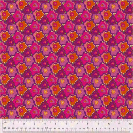Windham Fabrics Twilight Pop Magenta by Sally Kelly