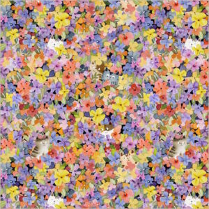 Windham fabrics Cats Around Town Peekaboo by Sue Miano