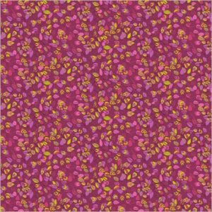Sally Kelly Sunshine Hebe Plum Cotton Fabric