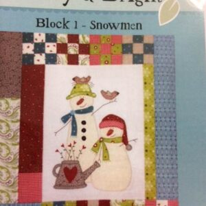 The Birdhouse Merry and Bright Christmas Block of the Month Patterns