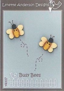 Lynette Anderson Busy Bees Wooden Buttons
