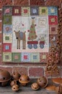 Hatched and Patched Countdown to Christmas wall Hanging Pattern by Anni Downs