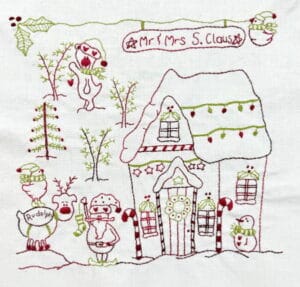 Fig N Berry Christmas Block of the Month Pattern