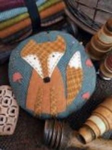 Hatched and Patched Frankie the Fox Pin Cushion Pattern