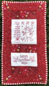 Gail Pan Happy Christmas Days Christmas Table Runner Pattern
