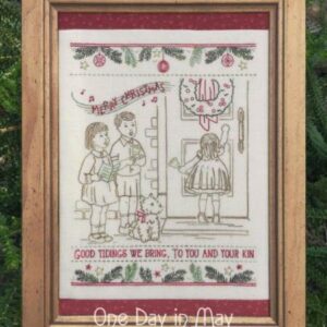 One day in May Christmas Embroidery Wall Hanging Pattern