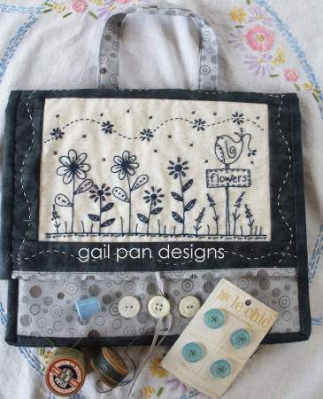 Gail Pan In The Blue Garden Sewing Folder pattern