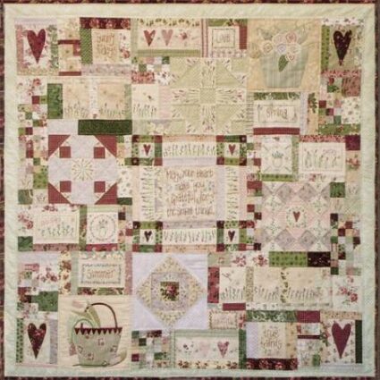 Leannes House Block of the Month Set of patterns
