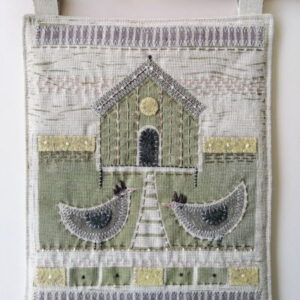 louise Nichols Textile Lino Print Hen House Kit