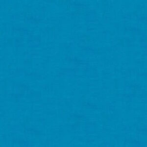 Makower Linen Texture Cotton Fabric Peacock Blue Cotton Fabric