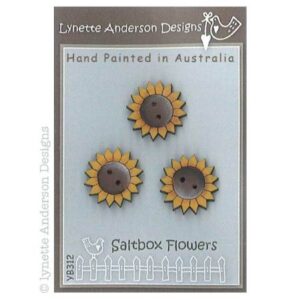 Lynette Anderson Saltbox sunflower buttons