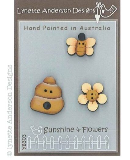 Lynette Anderson Sunshine and Flowers Buttons
