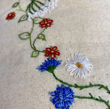 wildflower Meadow Wreath classes with Debbie Anderson at Poppy Patch